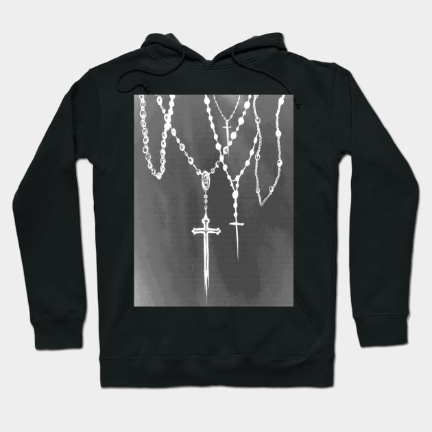 Crosses Hoodie by AnIntrovertsParadise